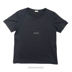 🔴 Saint Laurent Paris SLP Logo T Shirt - Black L